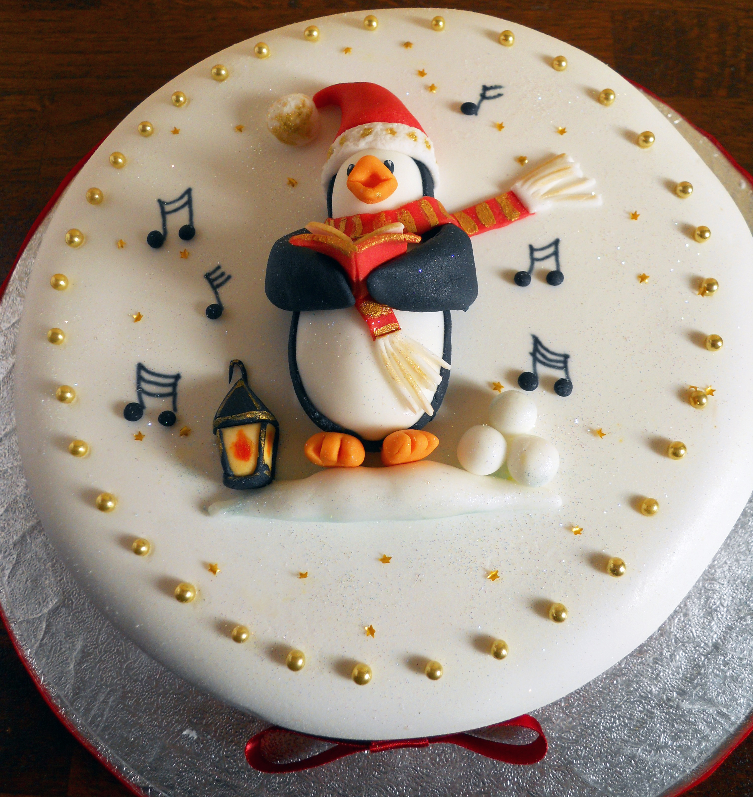 Christmas Cakes Images
 Penguin Carol Singer Christmas Cake – Orders now being taken