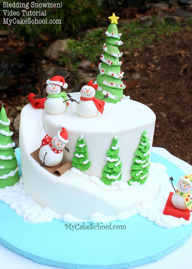 Christmas Cakes Images
 Best 25 Winter cakes ideas on Pinterest