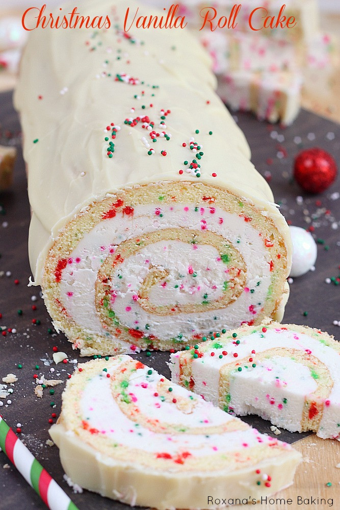 Christmas Cakes Recipes
 Christmas vanilla roll cake recipe