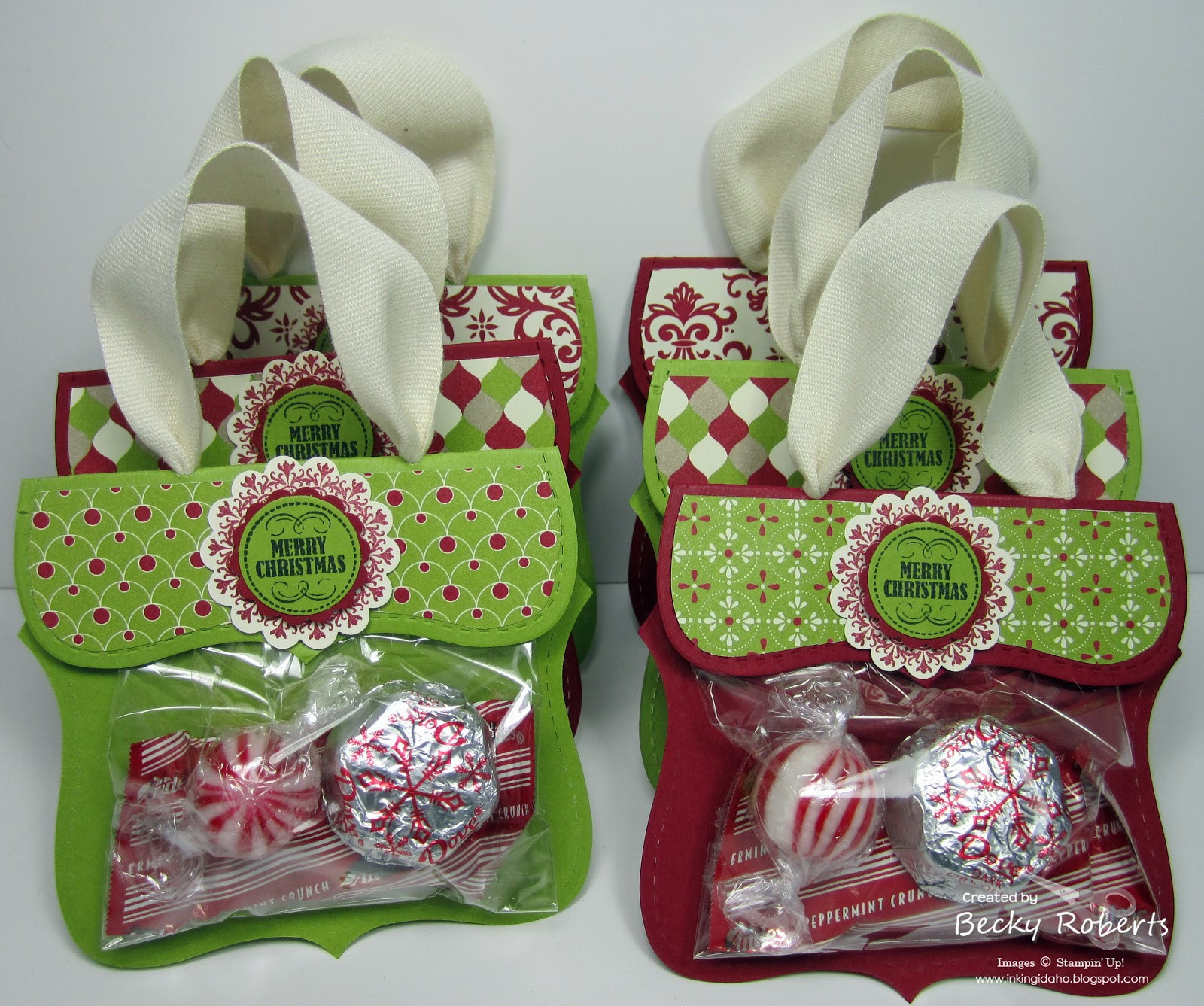 Christmas Candy Bags Ideas
 Inking Idaho Top Note Candy Purses Christmas