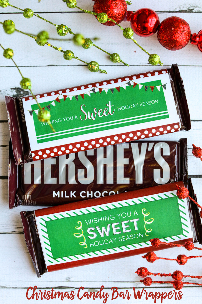 Christmas Candy Bar Wrappers
 Christmas Candy Bar Wrappers