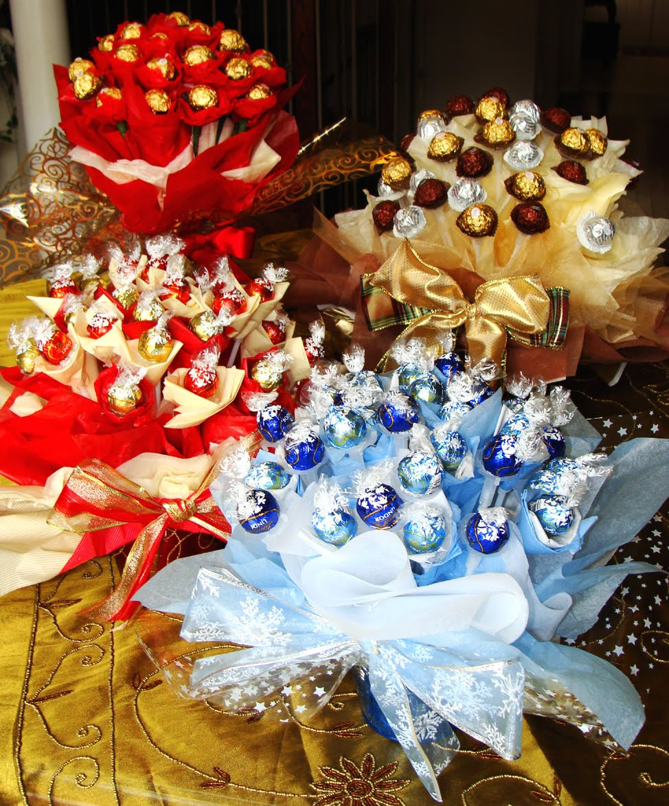 Christmas Candy Baskets
 Finest Expressions New Holiday Candy Bouquets Have Arrived