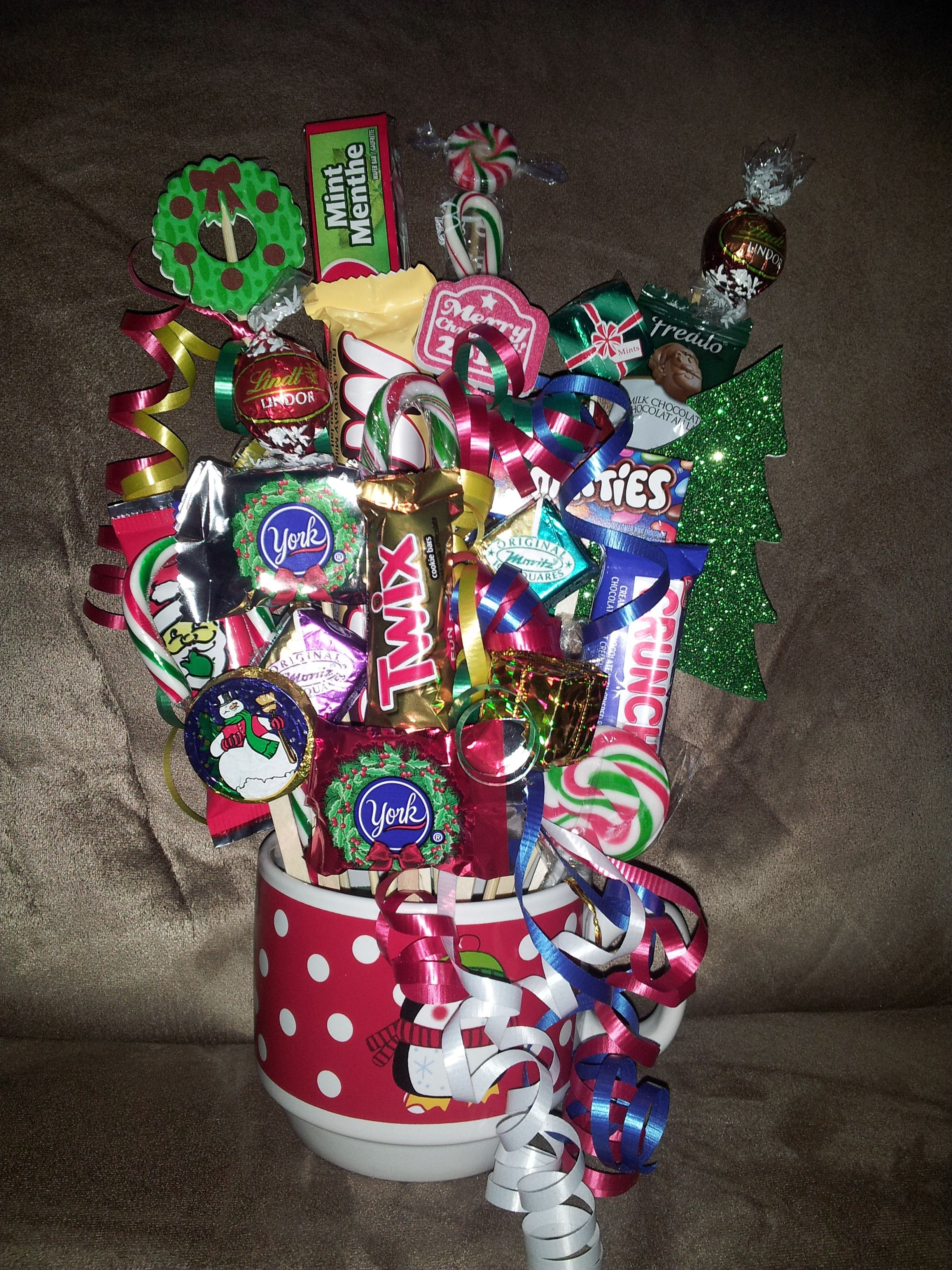 Christmas Candy Baskets
 Christmas Candy Bouquet