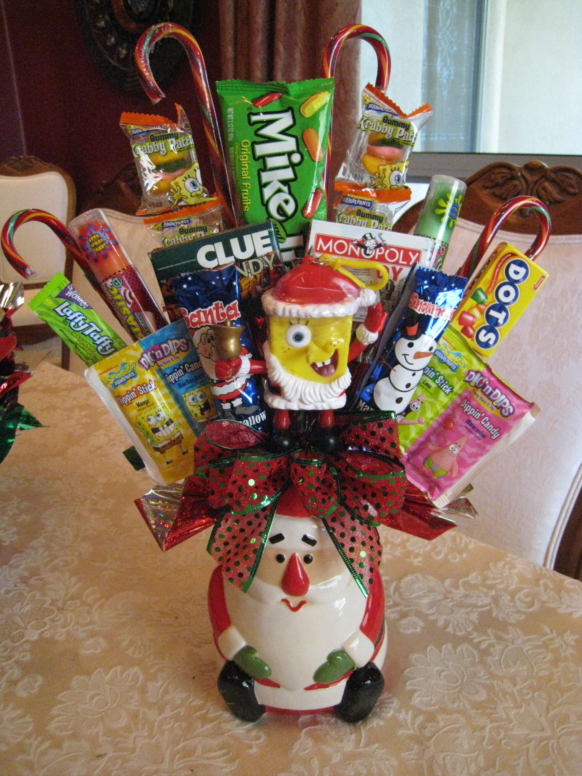 Christmas Candy Baskets
 Christmas Candy Bouquet Becky s Creations