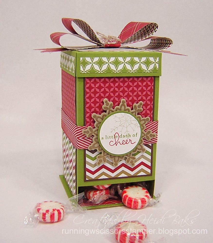 Christmas Candy Boxes
 RunningwScissorsStamper Christmas Candy Dispenser Box