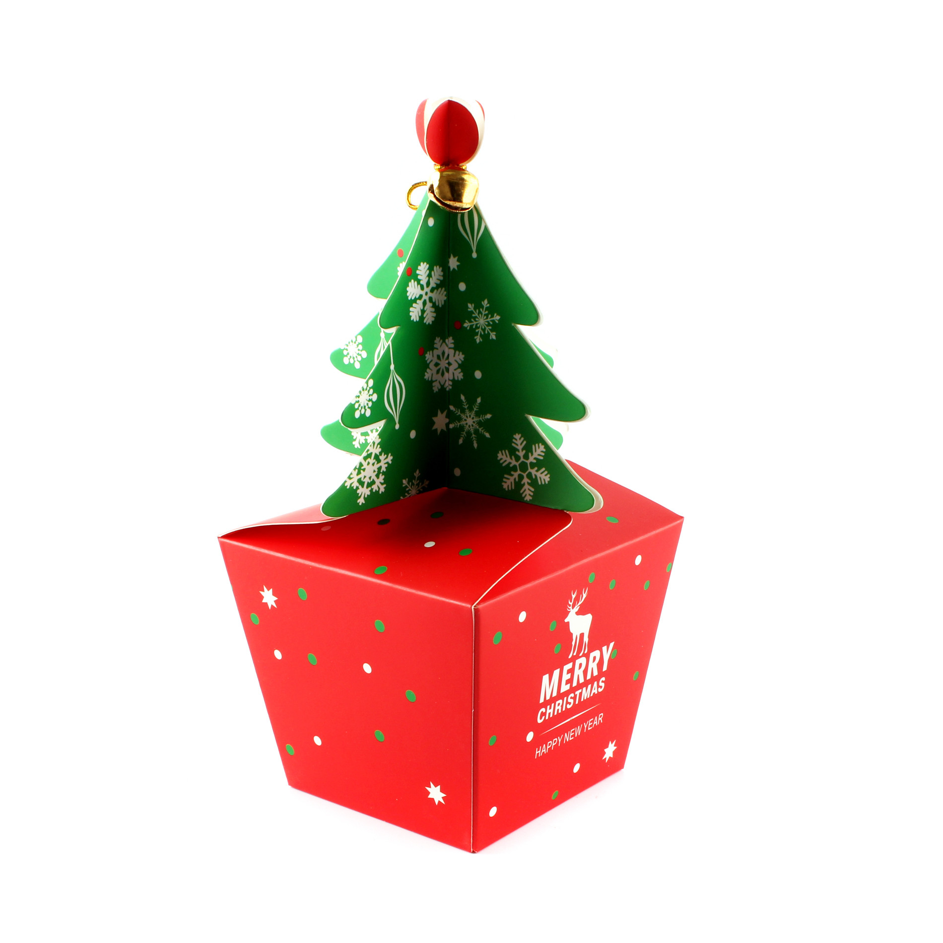Christmas Candy Boxes
 5PCS Xmas Christmas Gift Boxes Christmas Eve Apple Box