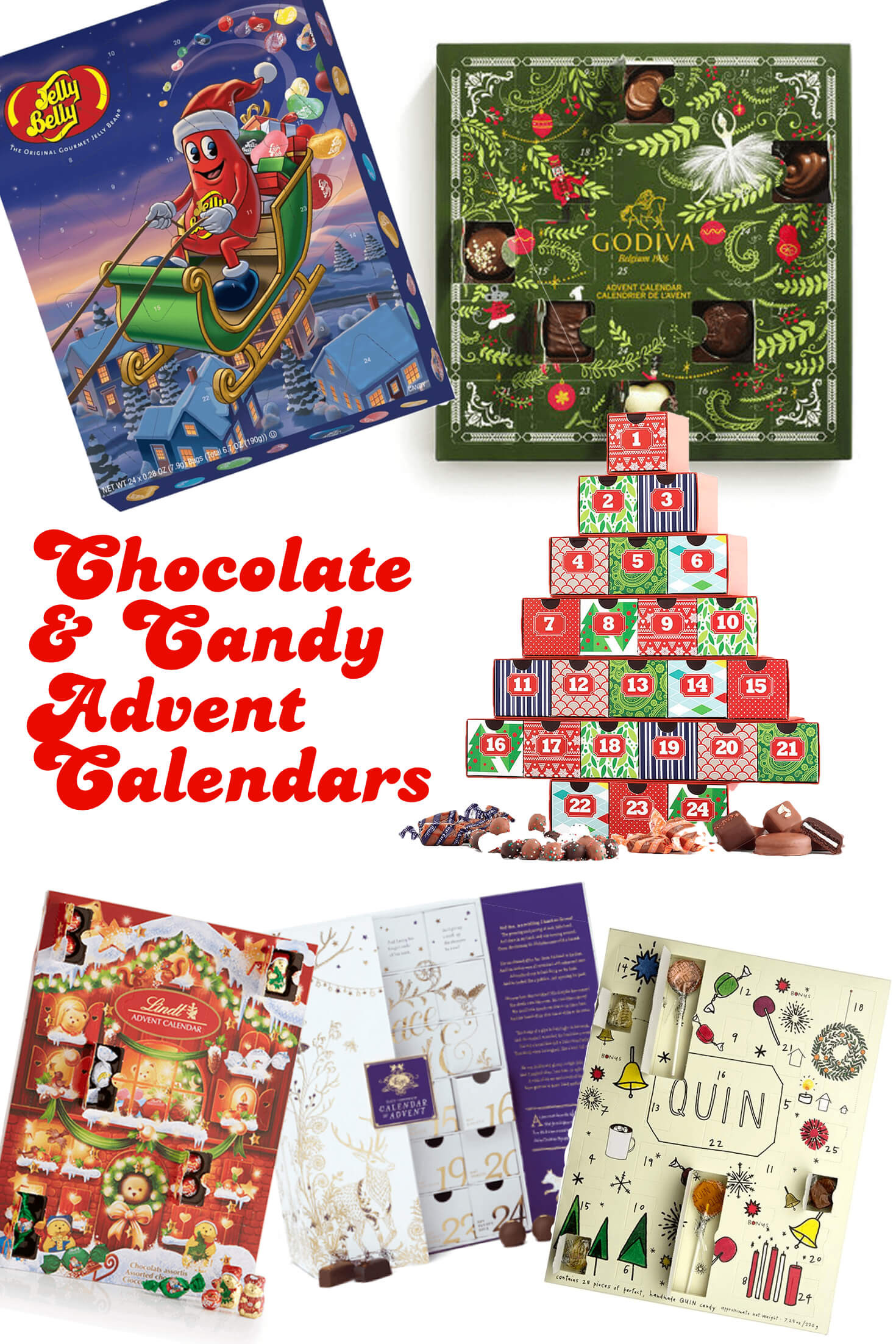 Christmas Candy Calendars
 Chocolate & Candy Advent Calendars For a Sweet Christmas