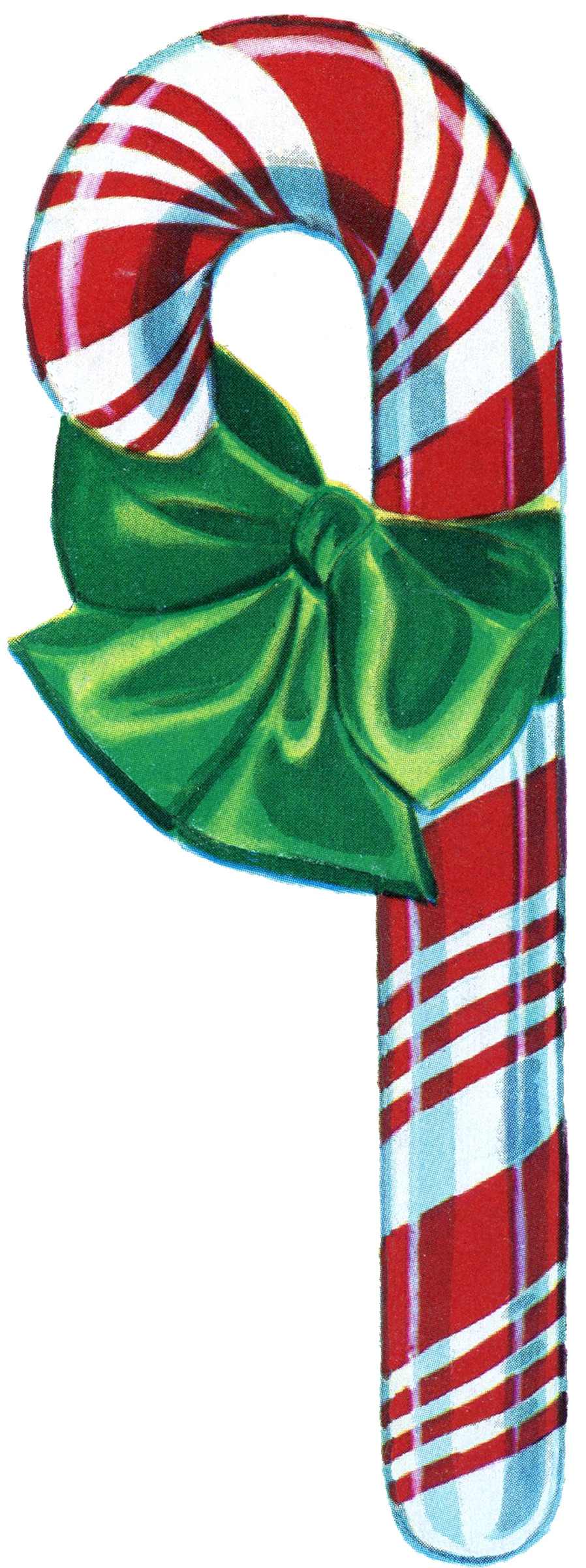 Christmas Candy Cane Clipart
 Free Vintage Christmas Clip Art Candy Cane The