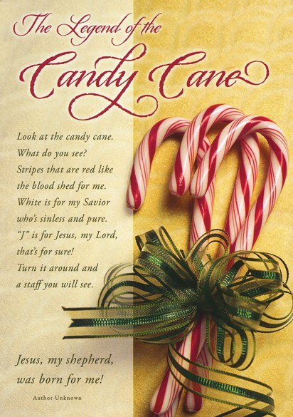 Christmas Candy Canes Story
 Yeshua Jesus is Lord Happy Candy Cane ing