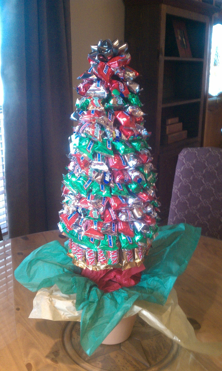 Christmas Candy Centerpieces
 Lori s Christmas Candy Tree crafts Pinterest