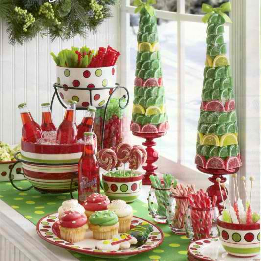 Christmas Candy Centerpieces
 36 Impressive Christmas Table Centerpieces Decoholic