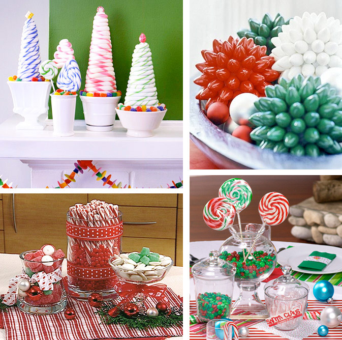 Christmas Candy Centerpieces
 50 Great & Easy Christmas Centerpiece Ideas DigsDigs