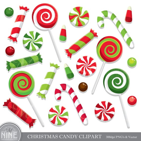 Christmas Candy Clipart
 CHRISTMAS CANDY Clip Art Holiday CANDY Clipart Downloads