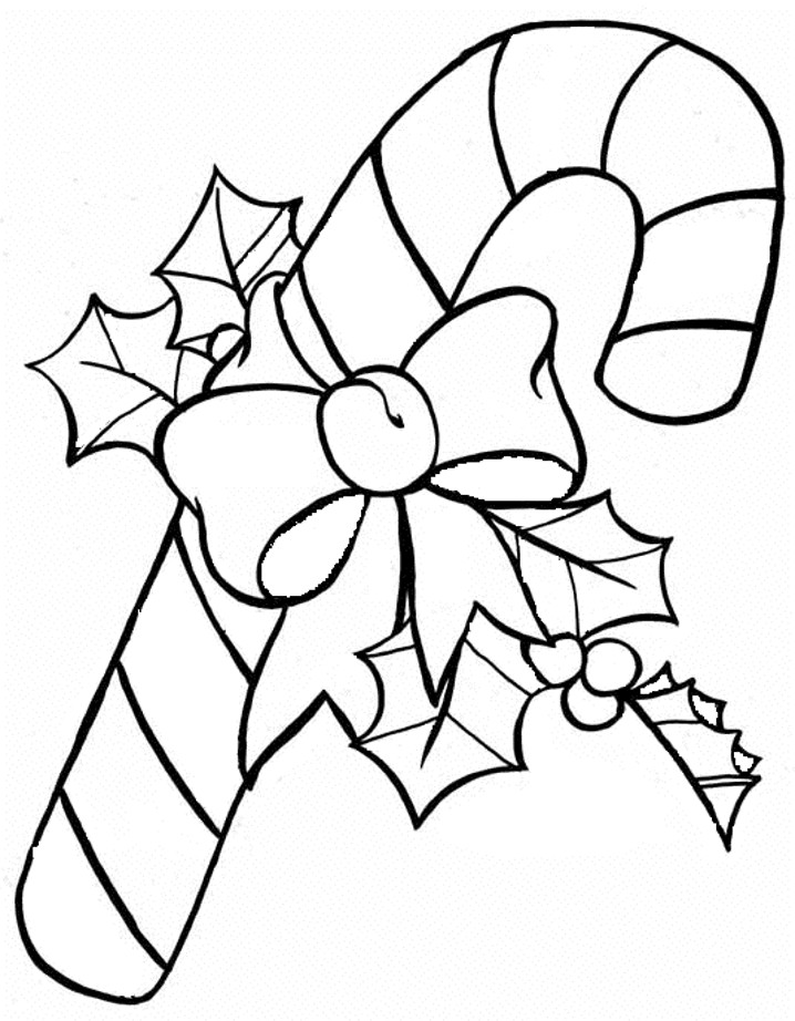 Christmas Candy Coloring Pages
 Christmas Candy Cane Coloring Pages Coloring Home