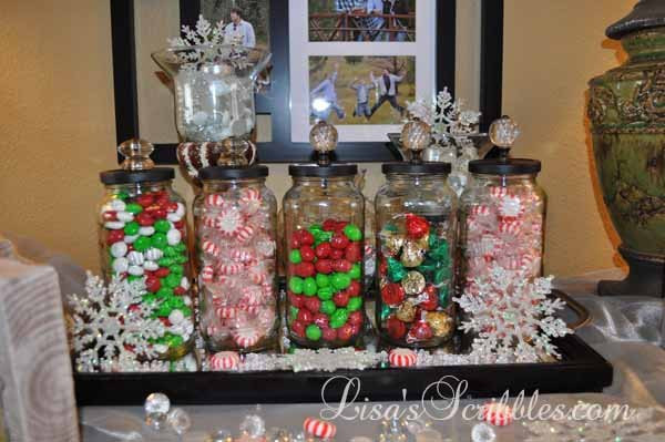 Christmas Candy Containers
 DIY Christmas Candy Jars