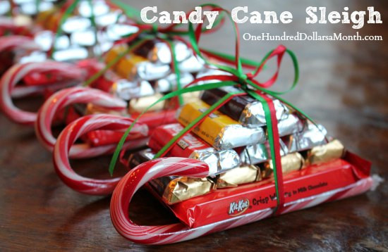 Christmas Candy Crafts
 Easy Kids Christmas Candy Crafts – Candy Cane Sleigh e