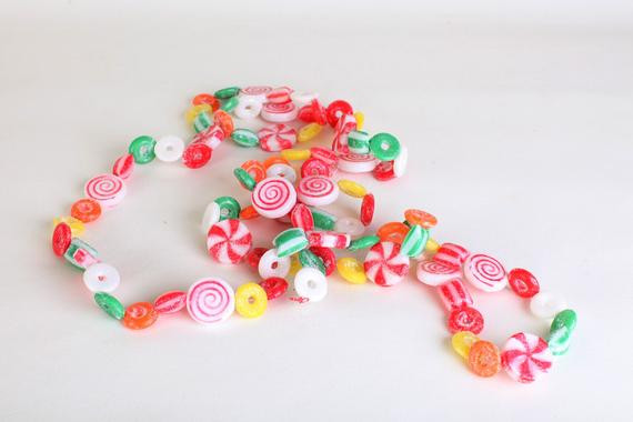 Christmas Candy Garland
 Christmas decor plastic candy garland