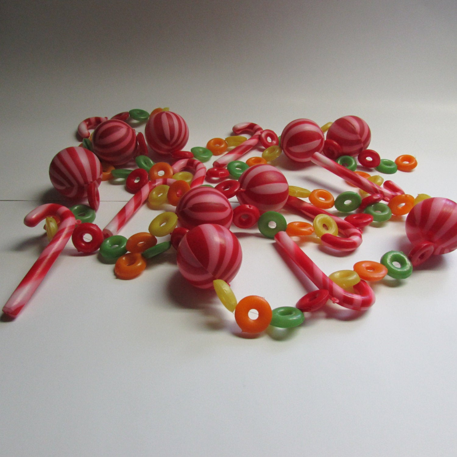 Christmas Candy Garland
 Vintage Christmas Plastic Candy Garland LIfe Savers Candy