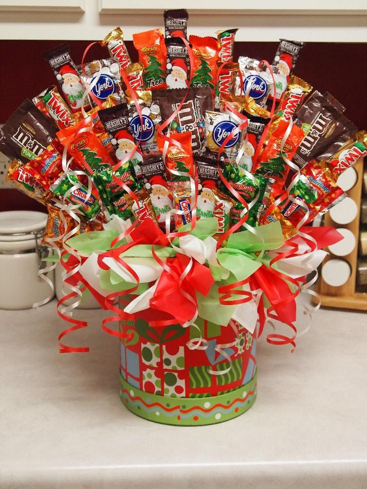 Christmas Candy Ideas
 Christmas Candy Bouquet $35 99 via Etsy