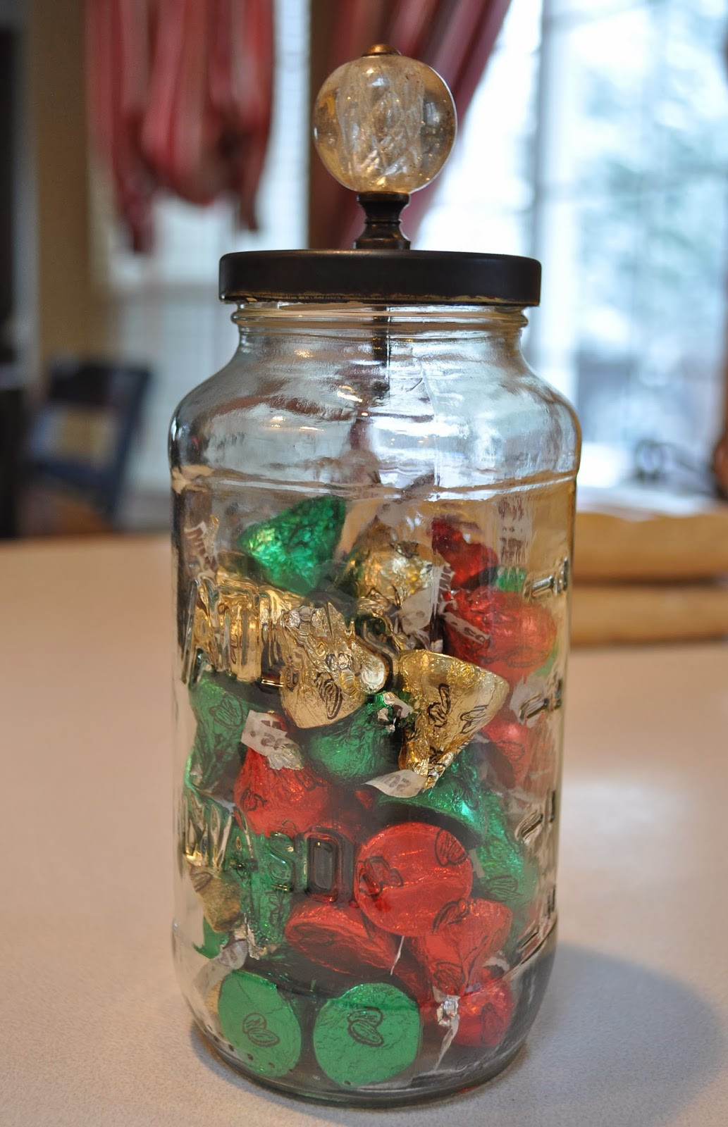 Christmas Candy Jars
 Lisa s Scribbles Blog Archive DIY Christmas Candy Jars
