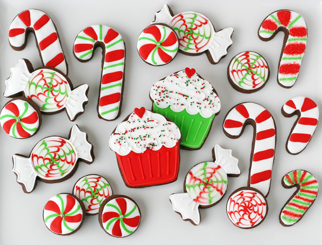 Christmas Candy Pictures
 Peppermint Candy Decorated Cookies – Glorious Treats