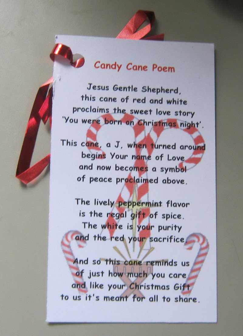 Christmas Candy Poems
 Candy Cane Sayings Quotes QuotesGram