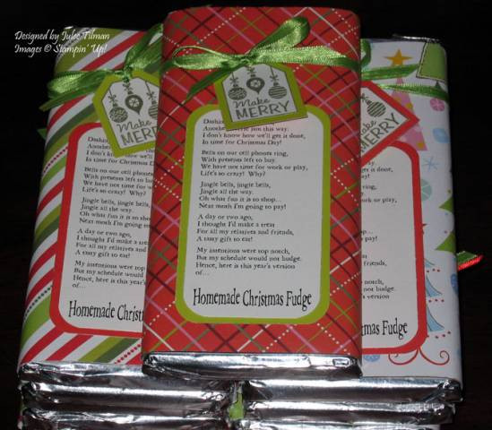 Christmas Candy Poems
 Christmas Fudge by Shadowcatcher at Splitcoaststampers