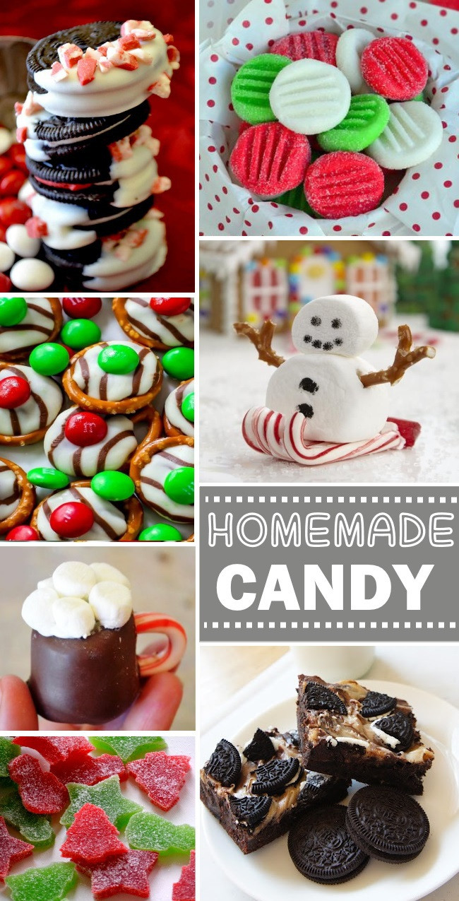 Christmas Candy Recipes For Gifts
 Homemade Candy Treats