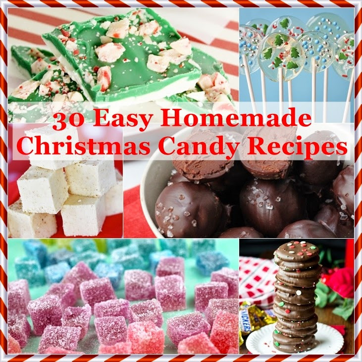 Christmas Candy Recipes With Pictures
 The Domestic Curator 30 Easy Homemade Christmas Candy Recipes