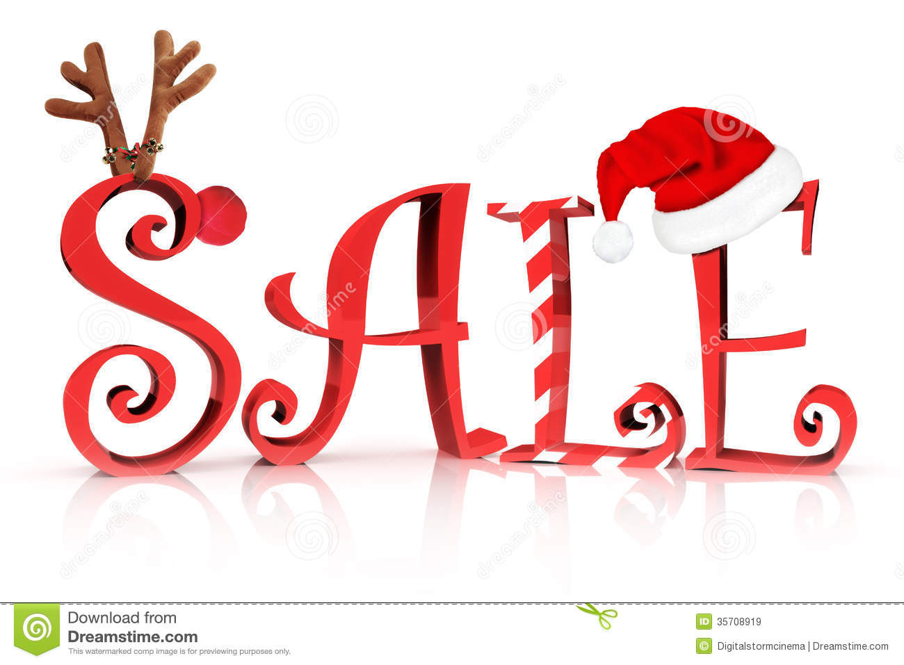 Christmas Candy Sale
 Christmas Holiday Sale Royalty Free Stock Image