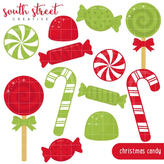 Christmas Candy Sales
 SALE Christmas Candy Canes Peppermint Cute by