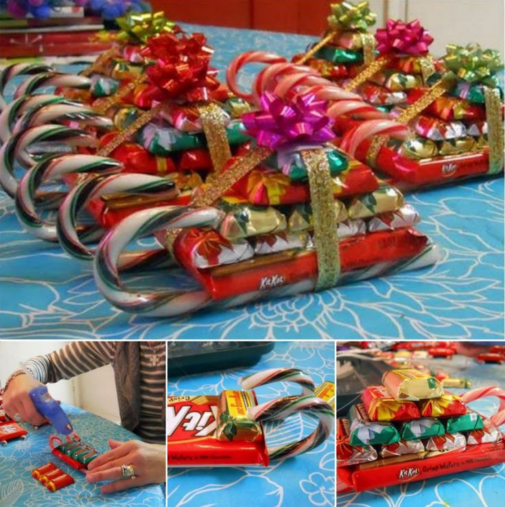 Christmas Candy Sleigh
 Wonderful DIY Cute Teddy Bear Christmas Sleighs