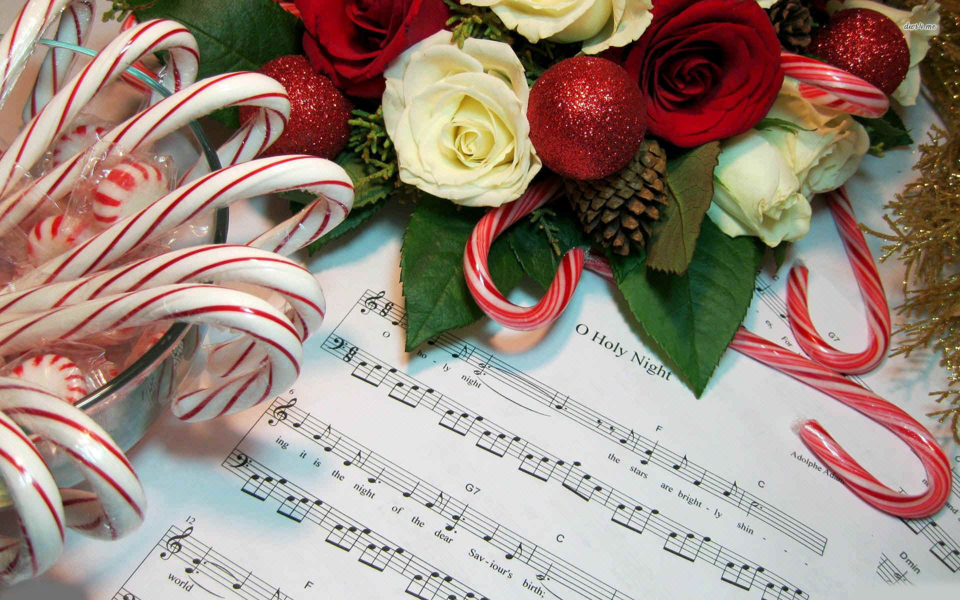 Christmas Candy Song
 Christmas carol music sheet wallpaper Holiday wallpapers