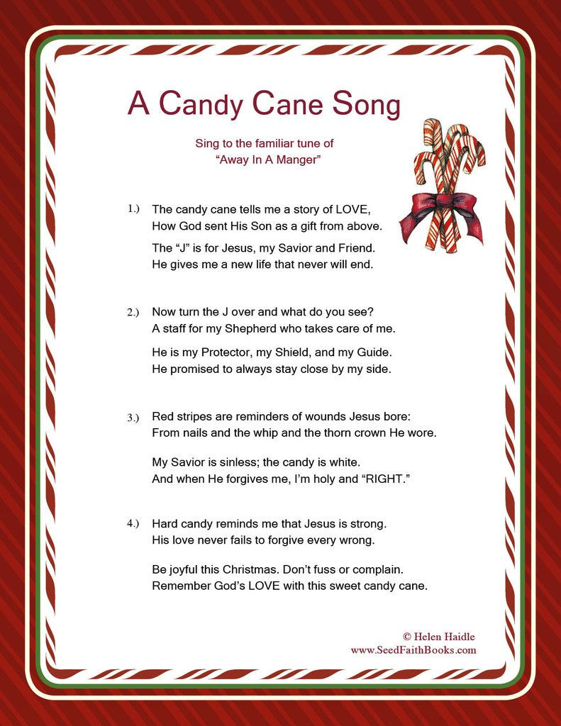Christmas Candy Song
 Candy Cane Legend Song PDF