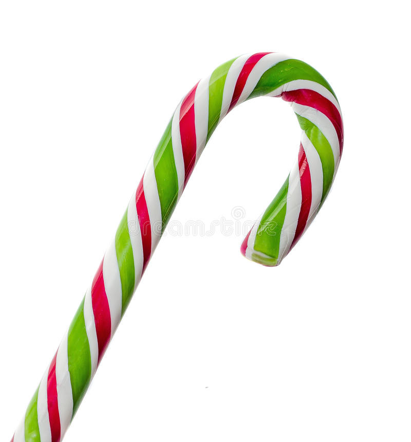 Christmas Candy Sticks
 Green White And Red Candy Christmas Stick Lollipop Stock