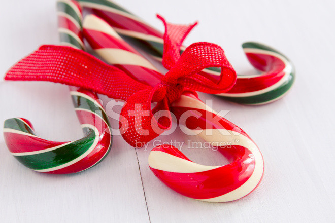 Christmas Candy Sticks
 Christmas Candy Canes and Peppermint Sticks Stock s