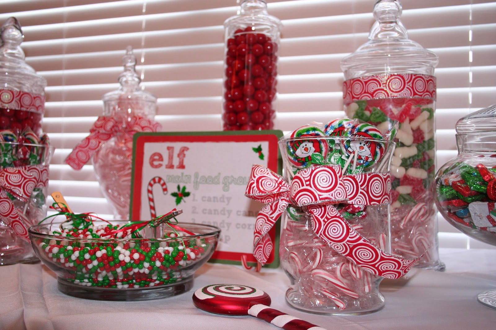 Christmas Candy Table
 Classic Events By Kris Christmas Candy Buffet