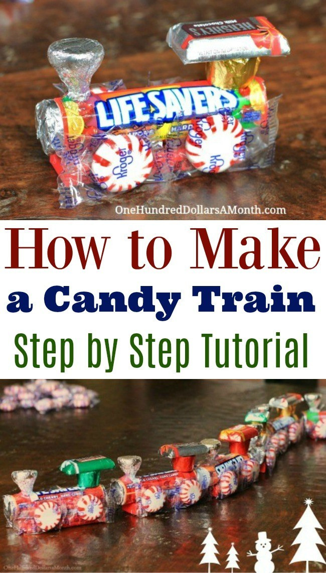 Christmas Candy To Make
 Stocking Stuffer Idea DIY Christmas Candy Train e