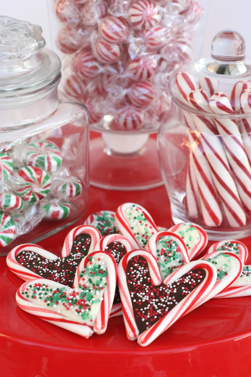 Christmas Candy Treats
 Candy Cane Hearts – Glorious Treats