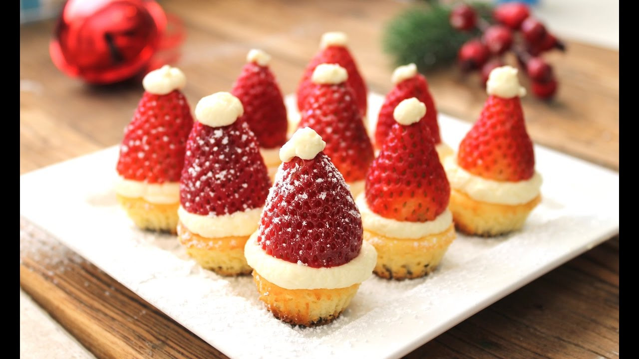 Christmas Cheesecake Recipe
 Easy Christmas recipe How to make mini Santa cheesecakes
