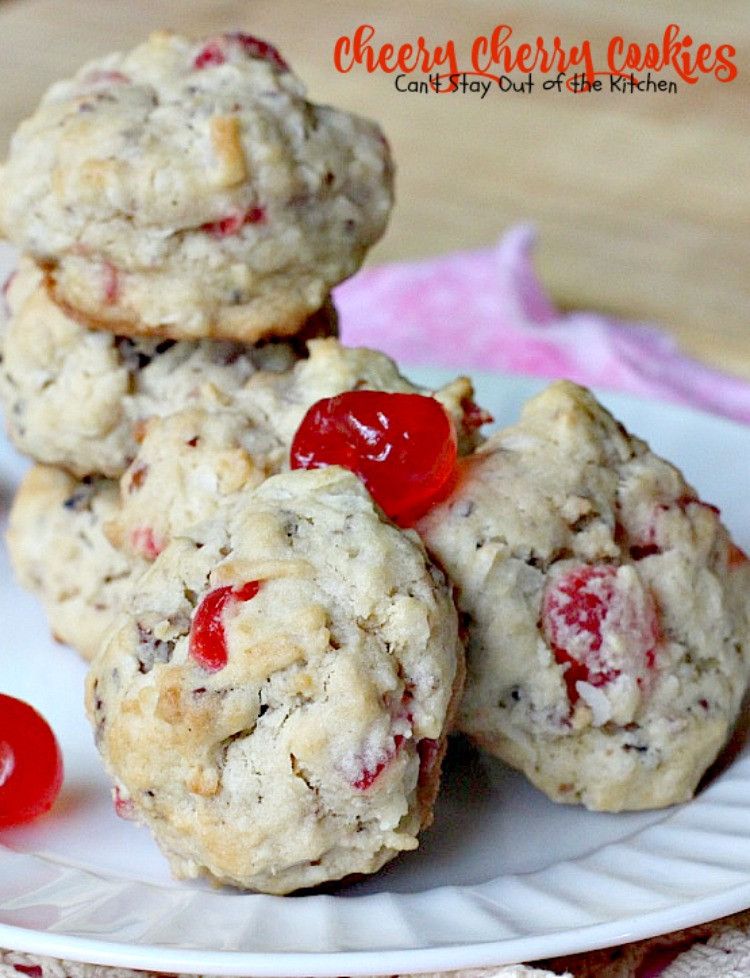 Christmas Cherries Cookies
 Cheery Cherry Cookies Can t Stay Out of the Kitchen