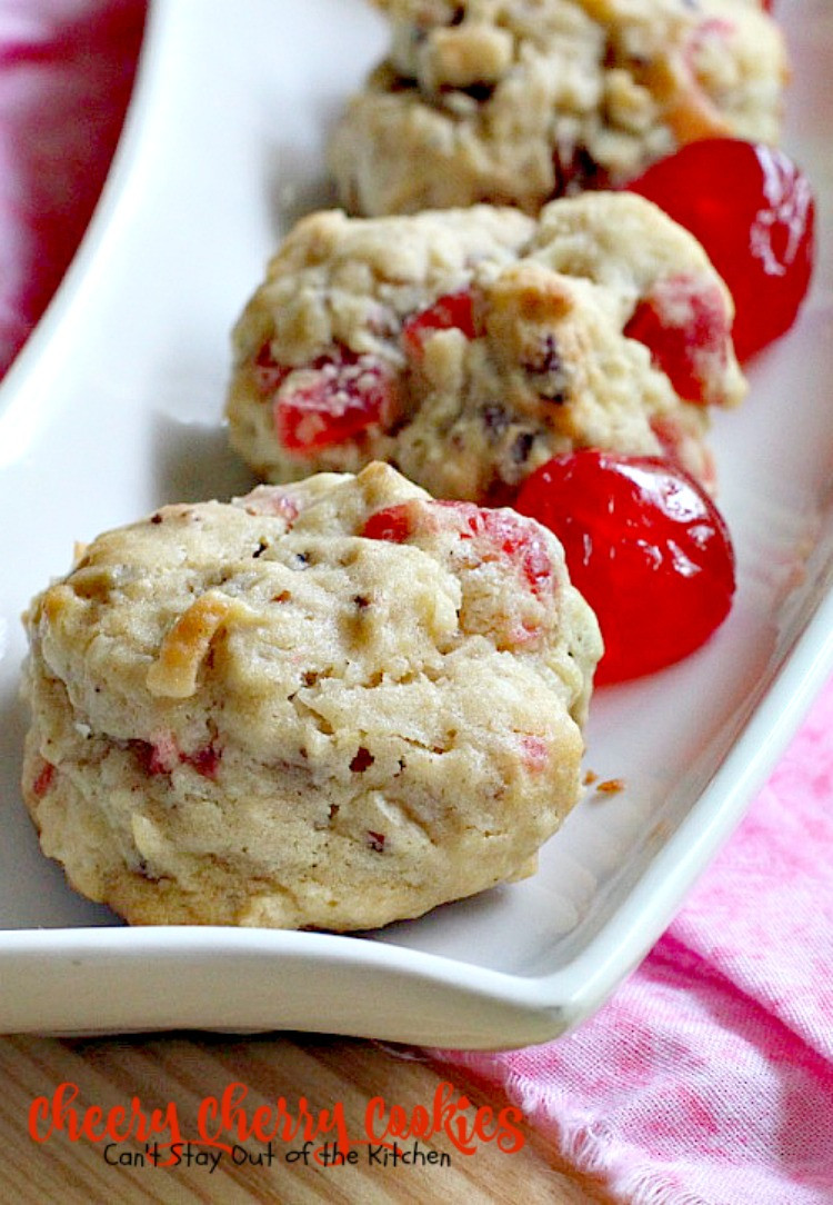 Christmas Cherries Cookies
 Cheery Cherry Cookies Can t Stay Out of the Kitchen
