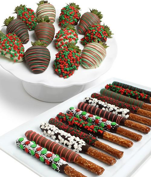 Christmas Chocolate Covered Pretzels
 Chocolate Covered pany