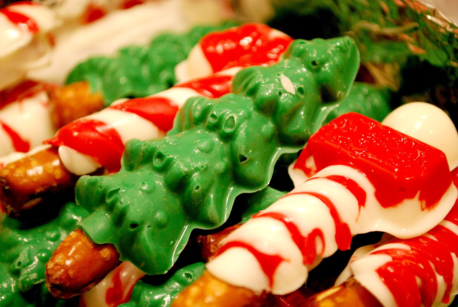 Christmas Chocolate Covered Pretzels
 A Girl s Guilty Pleasures Christmas Chocolate Covered