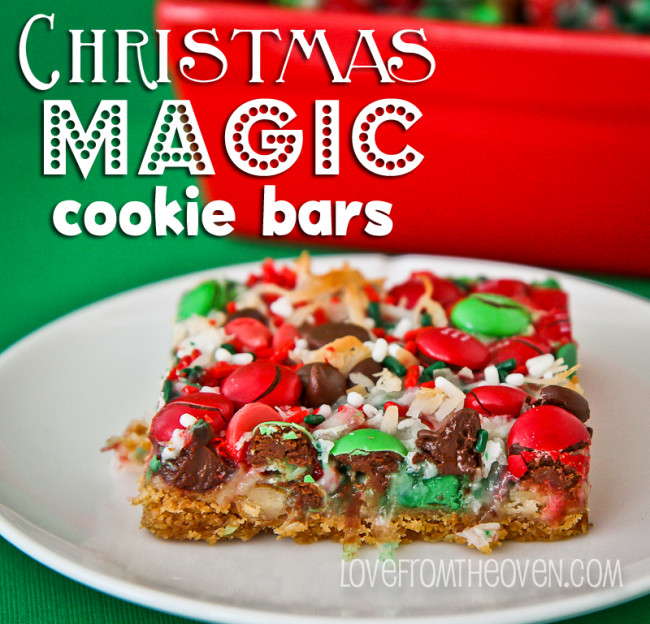 Christmas Cookies And Bars
 Christmas Magic Cookie Bars