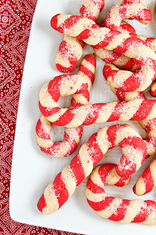 Christmas Cookies And Candy Recipes
 Christmas Candy Cane Cookies Recipe Home Cooking Memories
