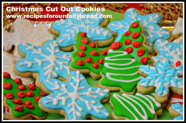 Christmas Cookies Cut Out Recipe
 Butter Cookies Cut Out for Christmas recipesforourdaily