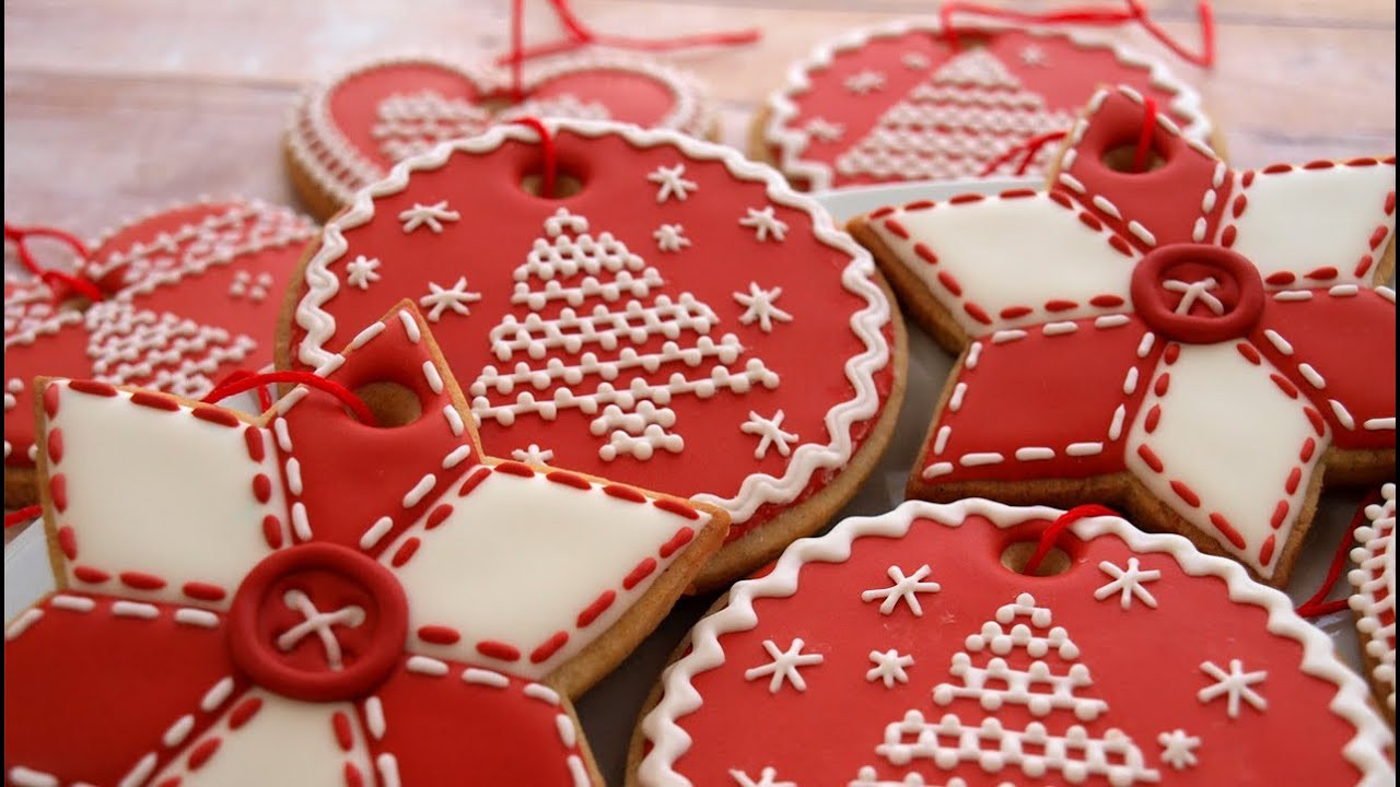 Christmas Cookies Decorating
 How To Decorate Christmas Cookie Ornaments Day 3 of the