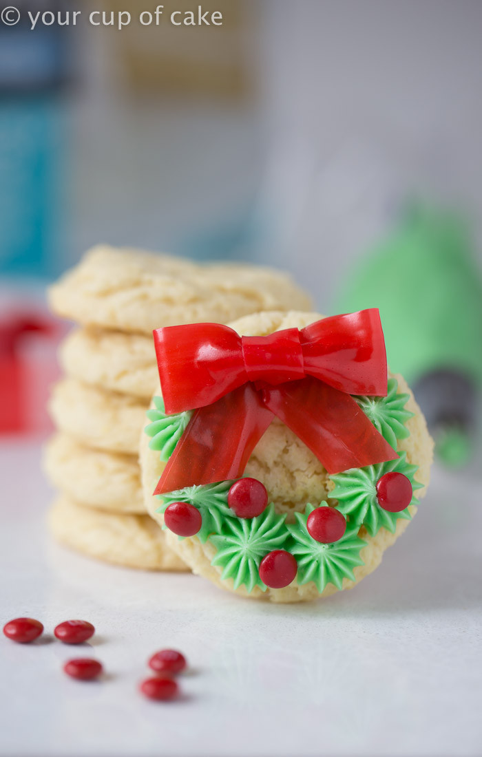 Christmas Cookies Easy
 Easy Christmas Wreath Cookies Your Cup of Cake