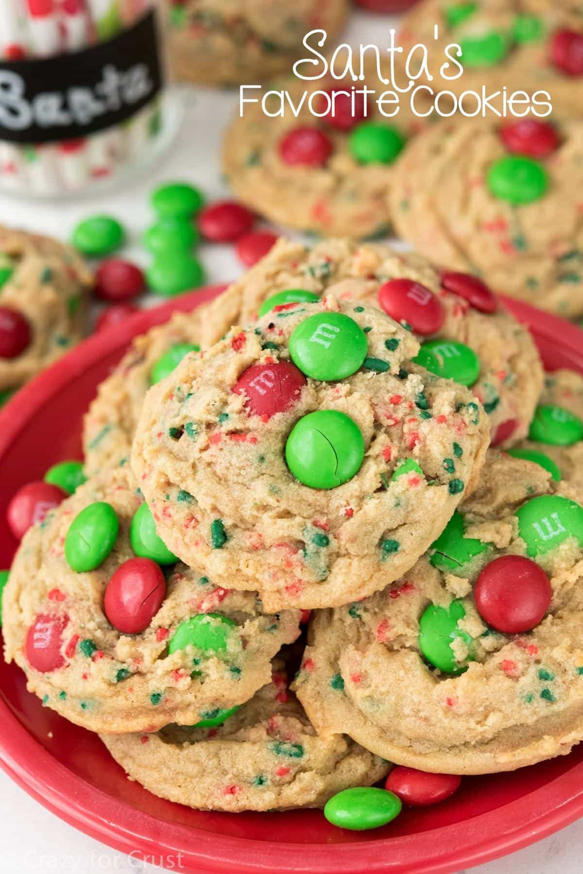 Christmas Cookies Favorite
 Santa s Favorite Cookies Crazy for Crust